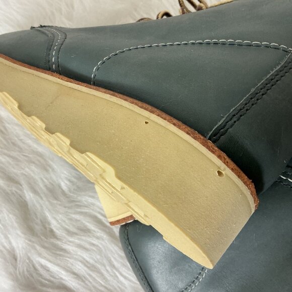 Red Wing Heritage Classic Moc Short Boot in Indigo Legacy Leather 7.5B - Picture 8 of 10